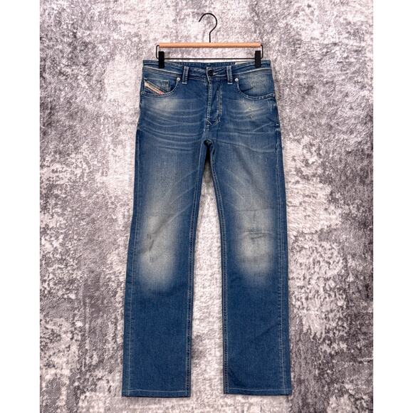 Diesel Jeans 28 x 30 Mens Larkee Regular Straight Button Fly Denim